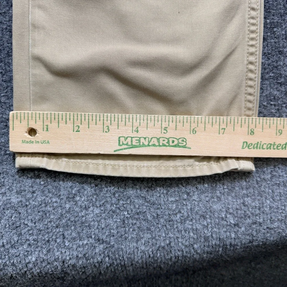 Polo Ralph Lauren Authentic Dungaree Pants Mens 32x32 Tan Khaki Straight Twill